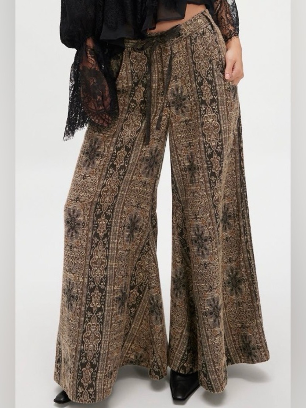 Free People Dahlia Wide Leg Pants - Picture 4 of 14